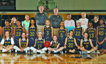 Middle school girls’ basketball undefeated for season