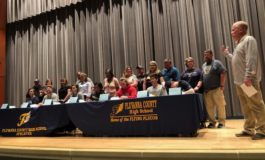 Seven Fluco athletes sign to play at the college level