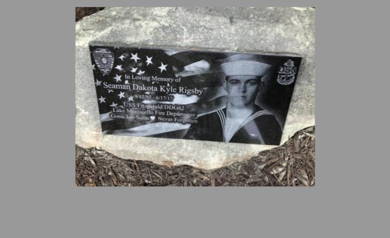 Memorial honors fallen seaman and firefighter