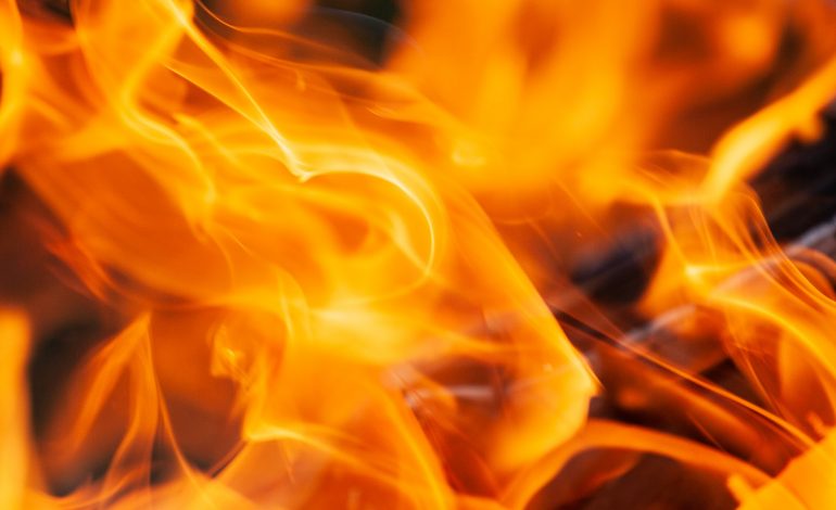 Firefighters Respond to Rolling Road Fire