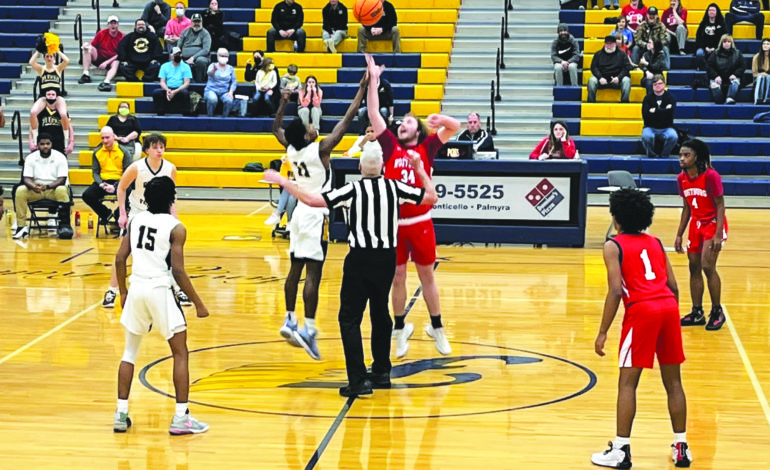 Fluco boys open post season play by trouncing Rustburg 75-50