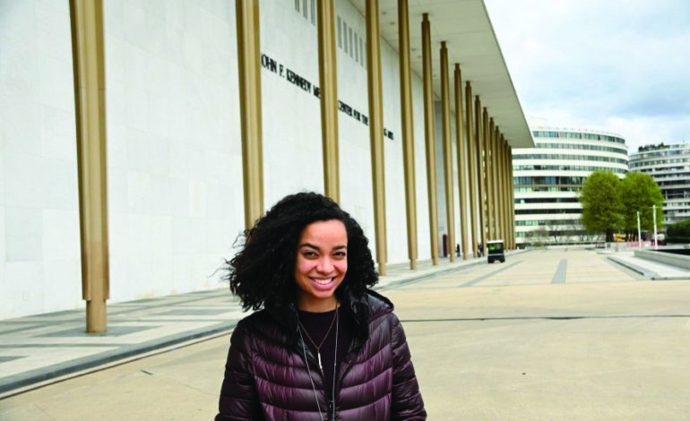 Harris talks about experience at the Kennedy Center