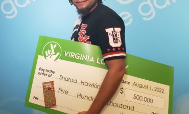 Palmyra man wins $500,000 in Virginia Lottery