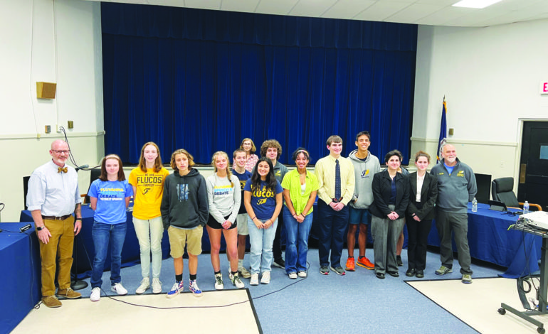 School Board recognizes championship speech and debate team