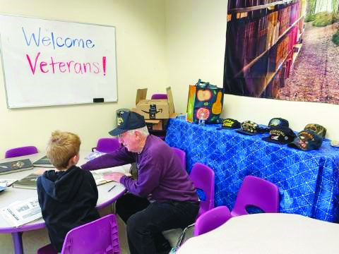 Storytime with veterans