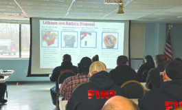 County firefighters and officials learn about lithium-ion battery fires