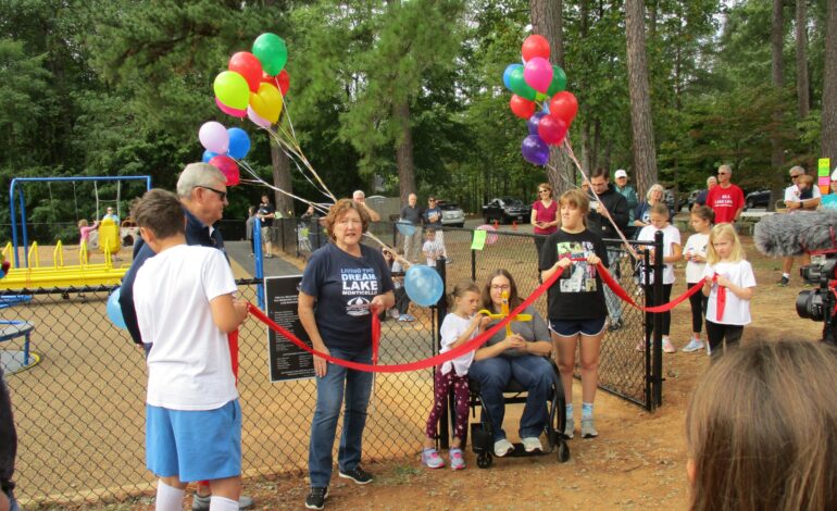 Lake opens all-inclusive playground