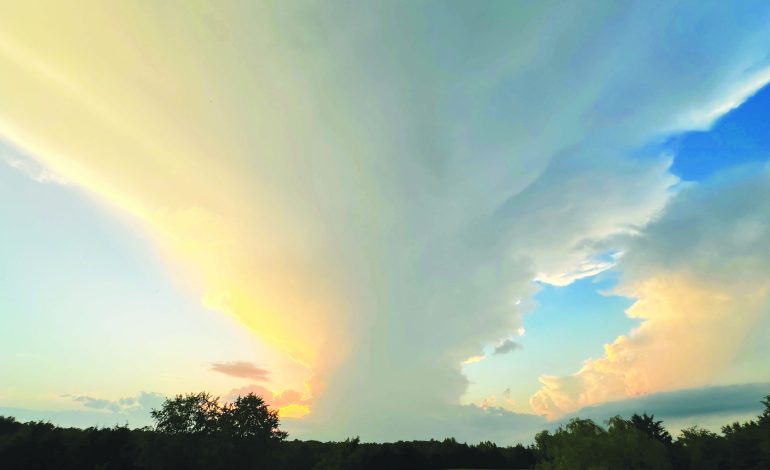 Storm brings five and one-half  inches of rain to county