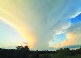 Storm brings five and one-half  inches of rain to county