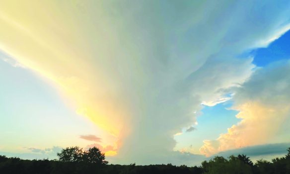 Storm brings five and one-half  inches of rain to county