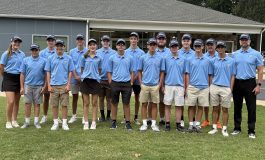 Fluco golf team in action before the start of school