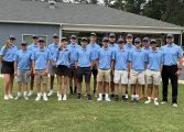 Fluco golf team in action before the start of school