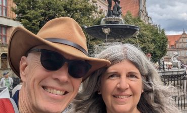 Couple spends time in Gdansk