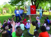 Second graders celebrate Earth Day at the park